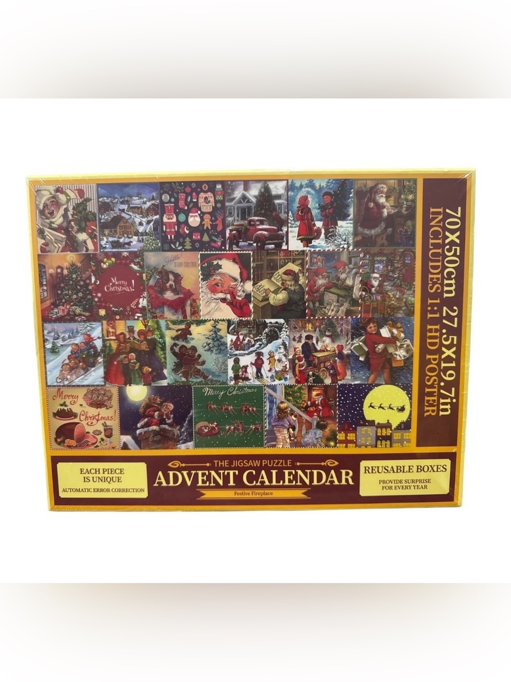 Advent Calendar Jigsaw Puzzle - Festive Multicolor